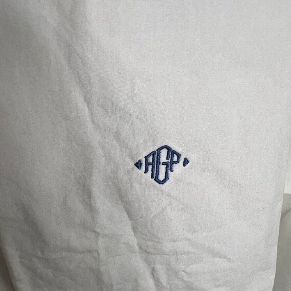 J.Crew $98 Petite Relaxed Fit Crisp Cotton Shirt Size P12 AW717 Monogrammed - Picture 3 of 7